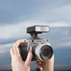 Mini Camera Flash Speedlite 5600K GN12 Standard Hot Shoe Mount for Sony Canon Nikon Panasonic Olympus DSLR Camera