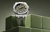 Green Rubber Strap 904L Steel - Automatic - 42mm