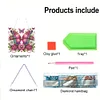 (US Only)Flowers Butterflies Diamond Painting Hanging Pendant DIY Diamond Ornaments