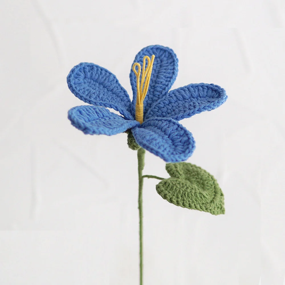 Handmade wool crochet oil tung flower room bedroom decoration