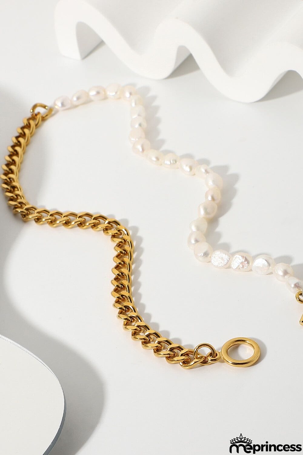 Dream Life Pearl Chunky Chain Necklace