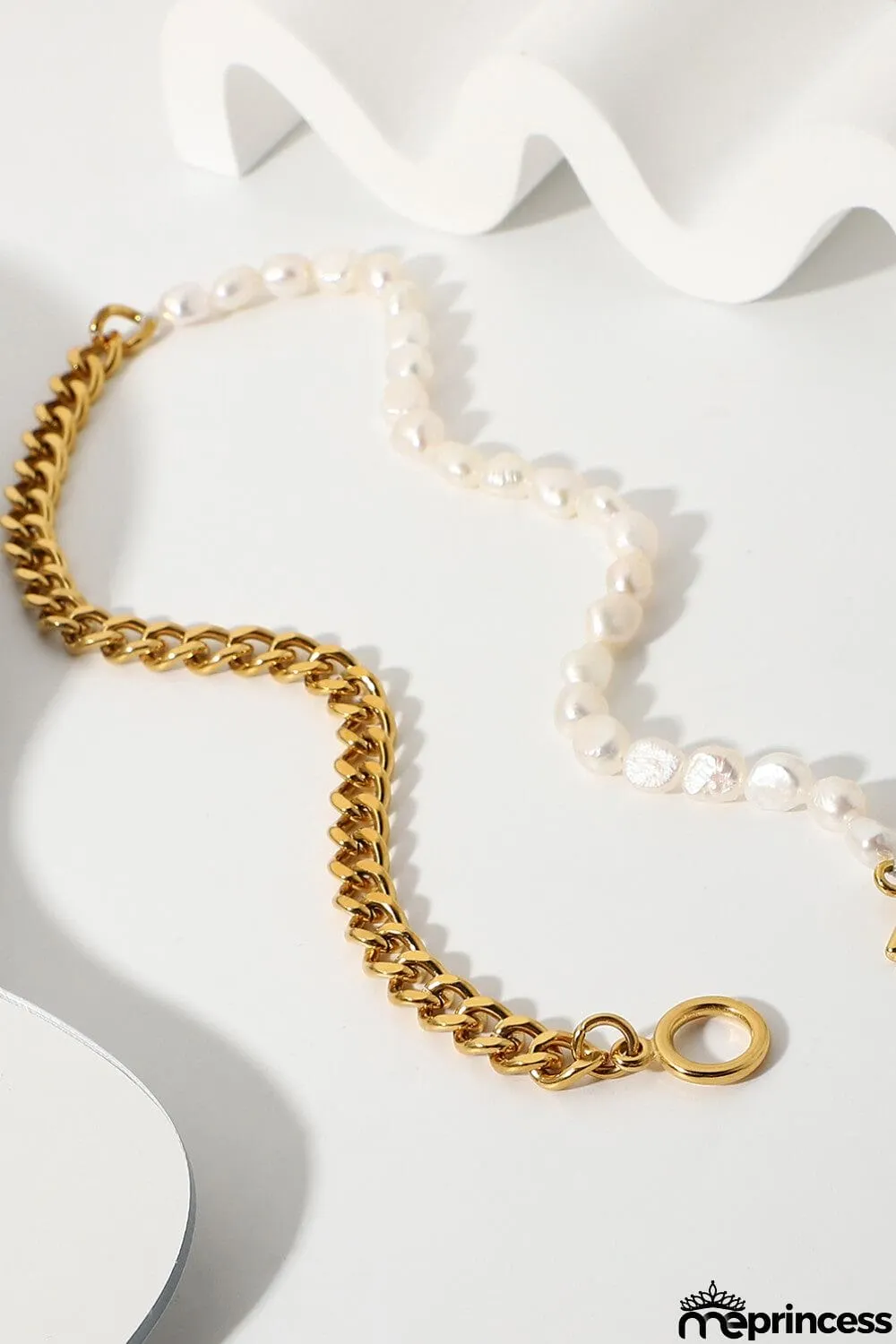 Dream Life Pearl Chunky Chain Necklace