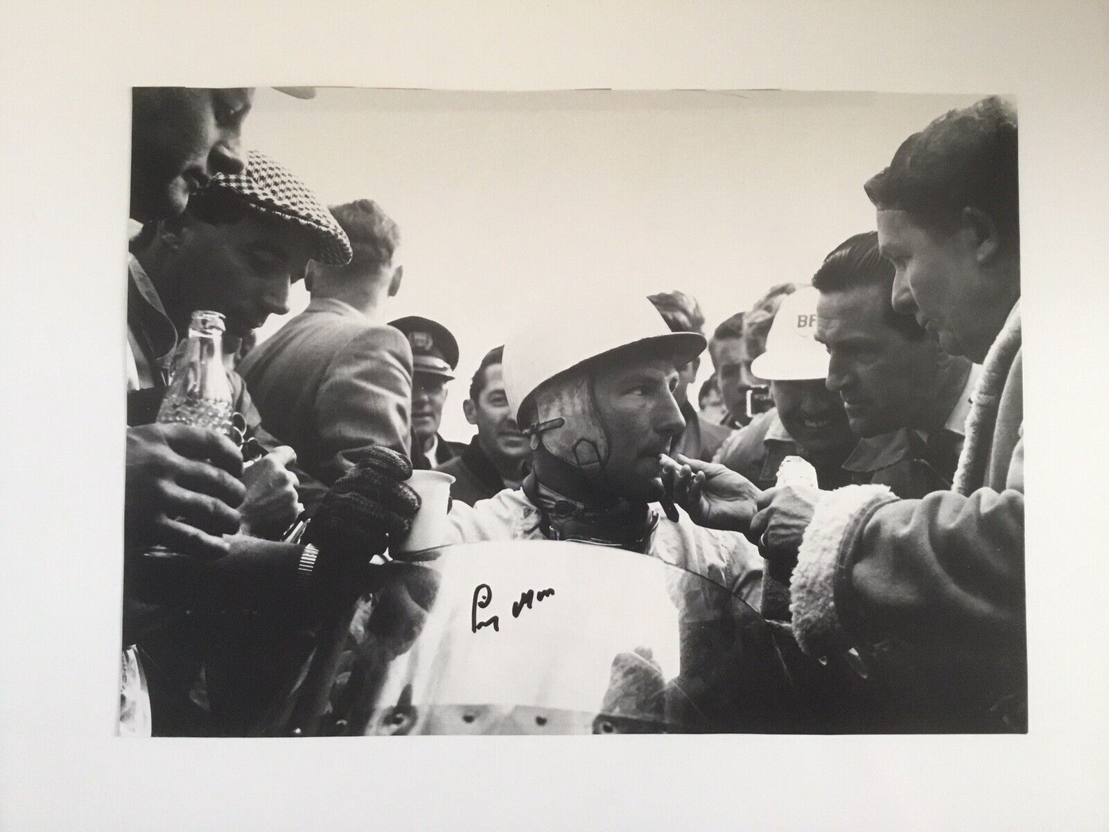 Stirling Moss Signed Picture