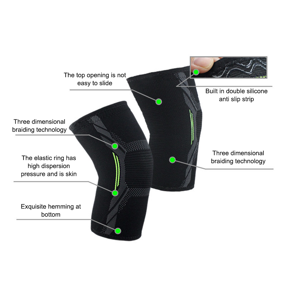 

Elastic Knee Pads Outdoor Running Sport Bike Cycling Knee Brace Protectors, 501 Original