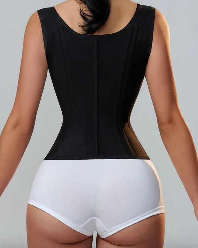 Merraci&trade; Faja Shapewear with Double Waistband &ndash; Abdominal Control and Waist Sculpting