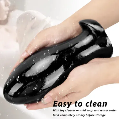 pornhint Pornhint EXTRA BIG LARGE HUGE JELLY ANAL BUTT PLUG DILDO HANDSFREE SUCTION CUP SEX TOY