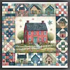Colorful House-11CT Stamped Cross Stitch 50*50cm tapestrymarket