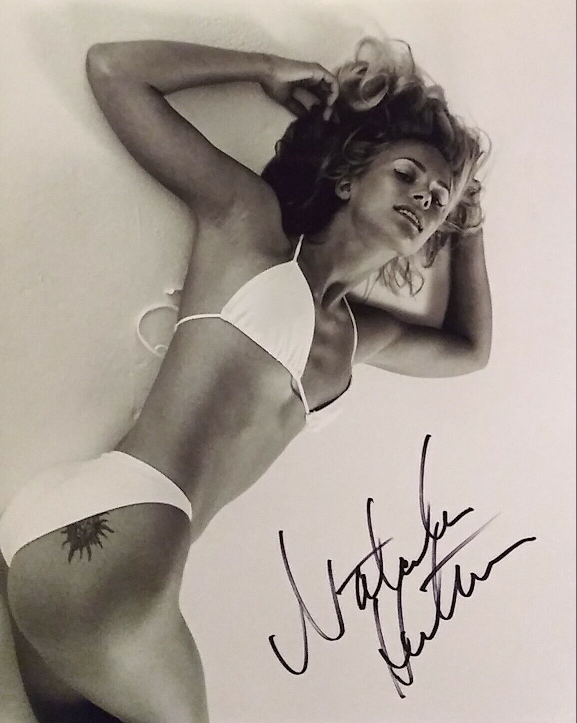 Natasha Henstridge signed 8 x 10