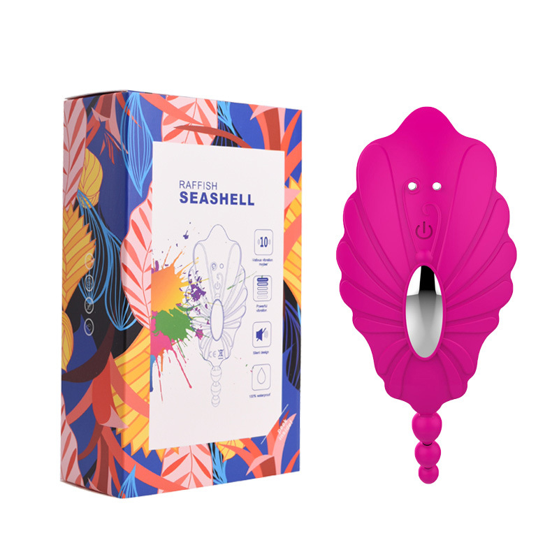 Seashell Vibrator Bee Shaped Wearable Remote Control Clitoral Stimulator