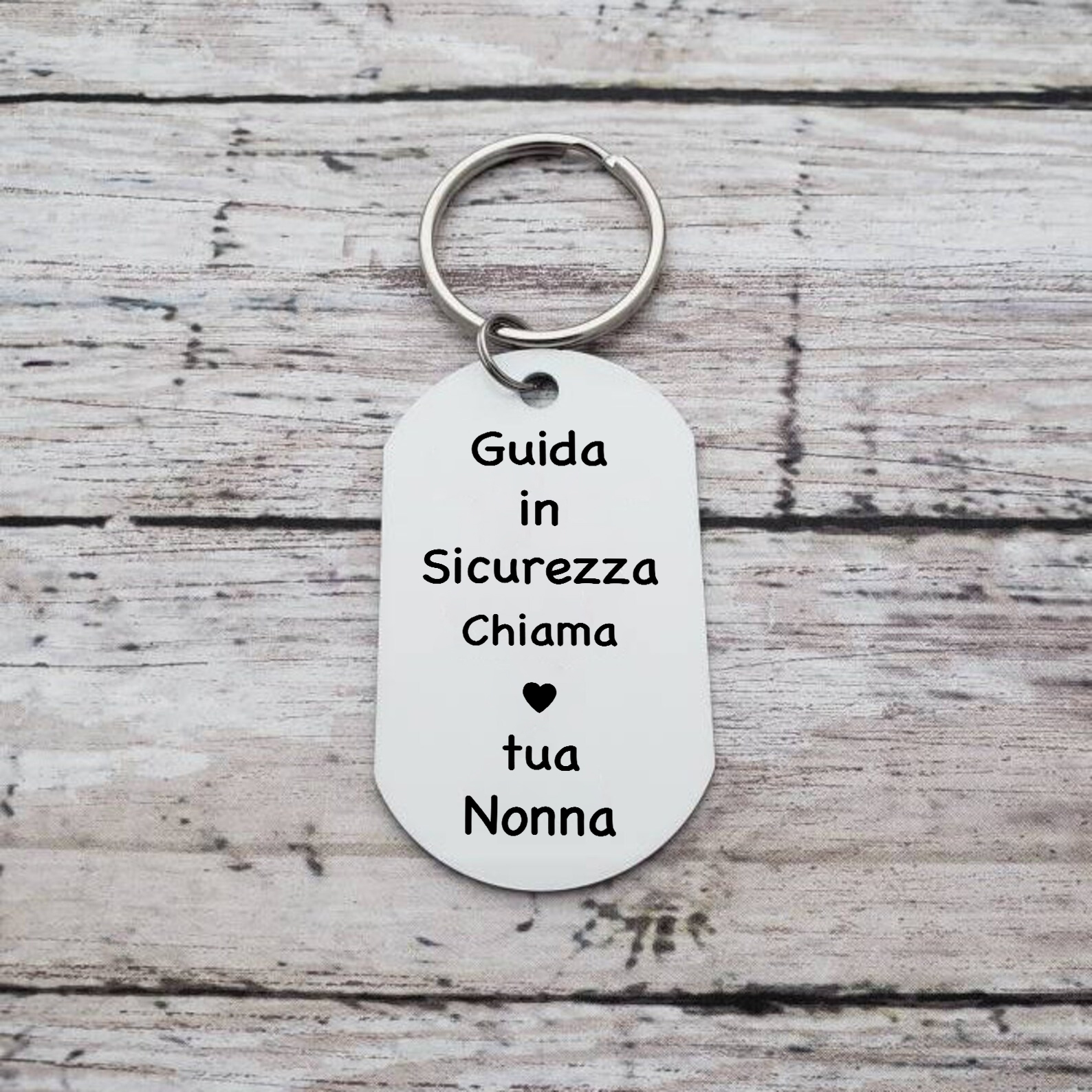 Portachiavi In Acciaio Inox Con Stella Liscia - Foto 5