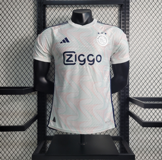 23/24 Ajax Away Player Version Men's Football T-Shirt