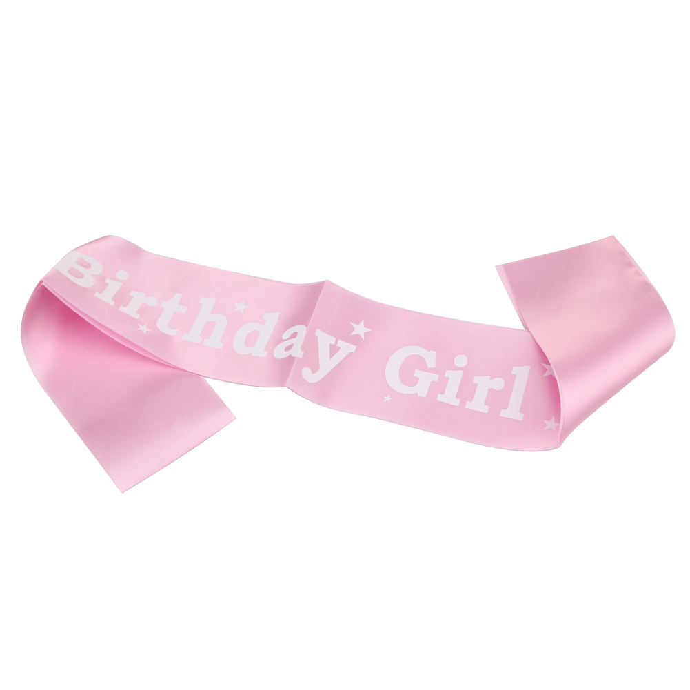 

PINK BIRTHDAY GIRL SASH GIRLS NIGHT OUT PARTY DECORATION GIFT RIBBON, 501 Original