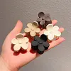 10PCS Neutral Plain Colors Flower Shape Hair Claws