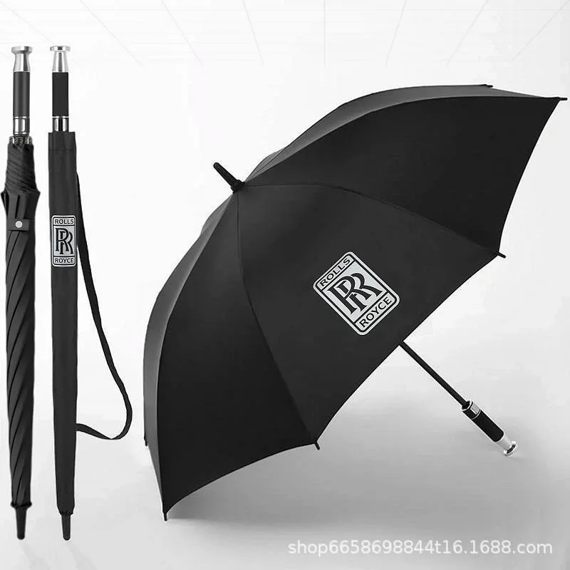  VIP business folding 10-bone black plastic umbrella