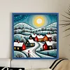 Colorful House - 14CT Counted Cross Stitch - 40*40cm
