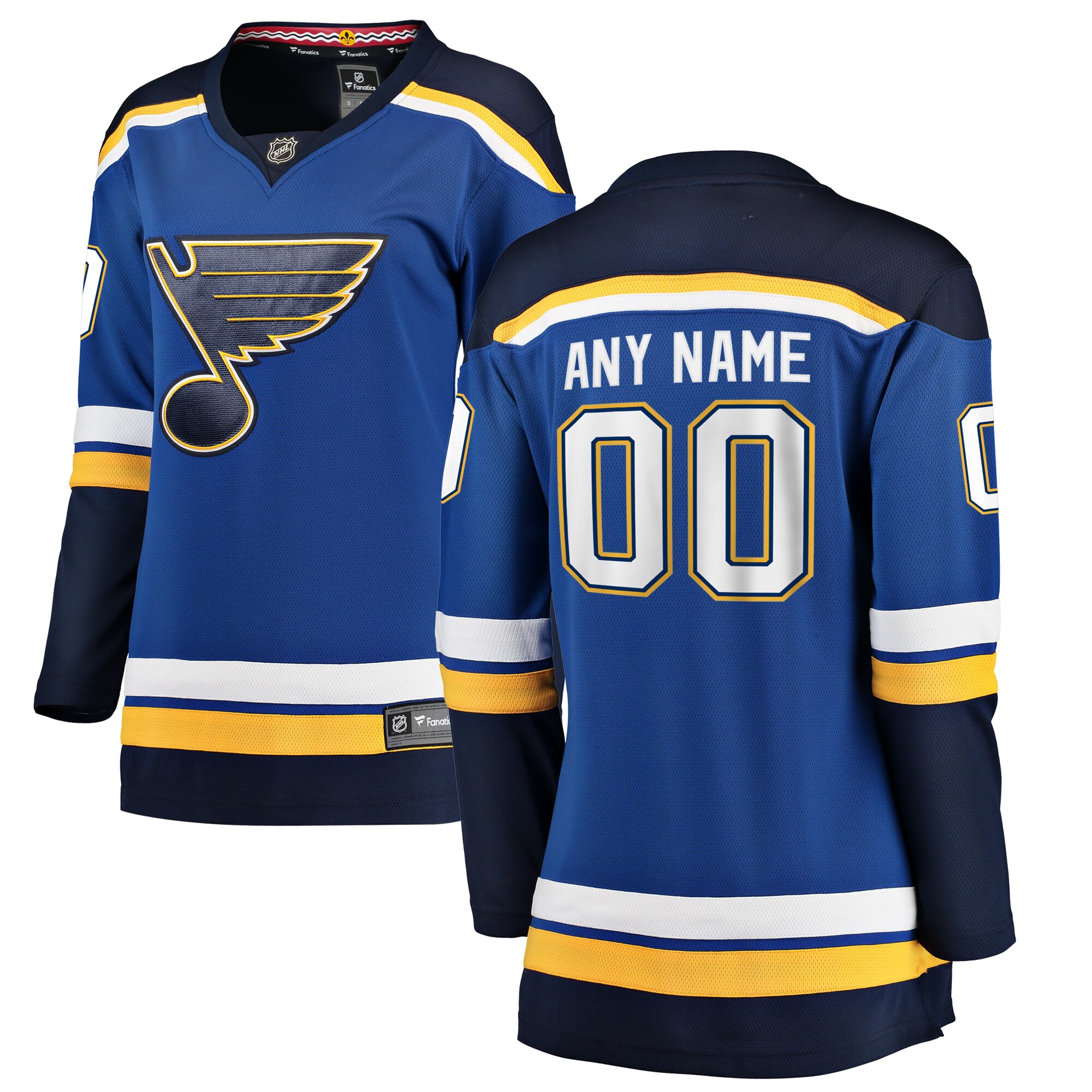 St. Louis Blues Fanatics Women’s Home Breakaway Custom Jersey – Blue mysite