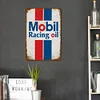 Mobil Racing Oil - Vintage Metal Signs - 20*30cm