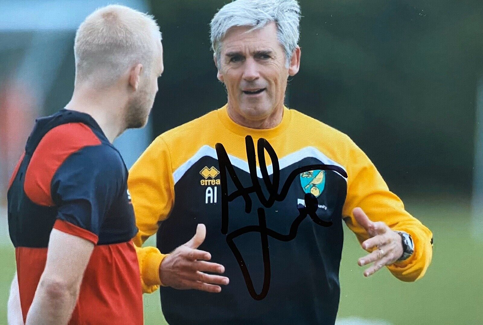 Alan Irvine Hand Signed 6X4 Photo Poster painting - Norwich City