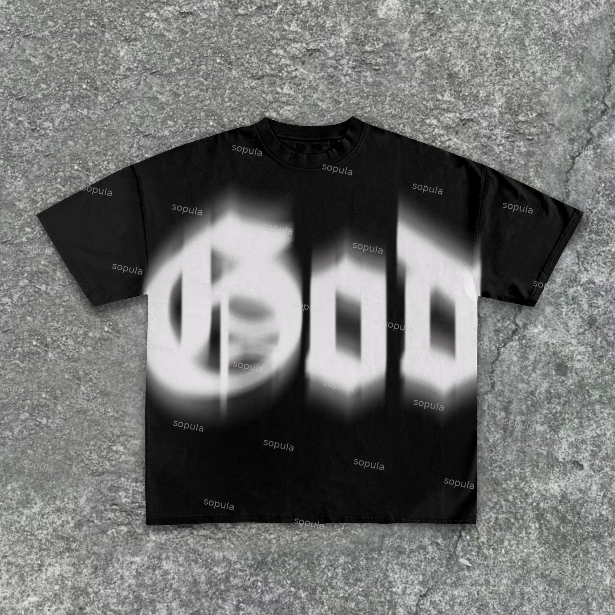 Sopula Christianity God Lord Letter Print Graphic Cotton T-Shirt - SOPULA
