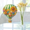 (US Local)Flower Hot Air Balloon Diamond Art Pendant 5D DIY Diamond Painting Dots Pendant
