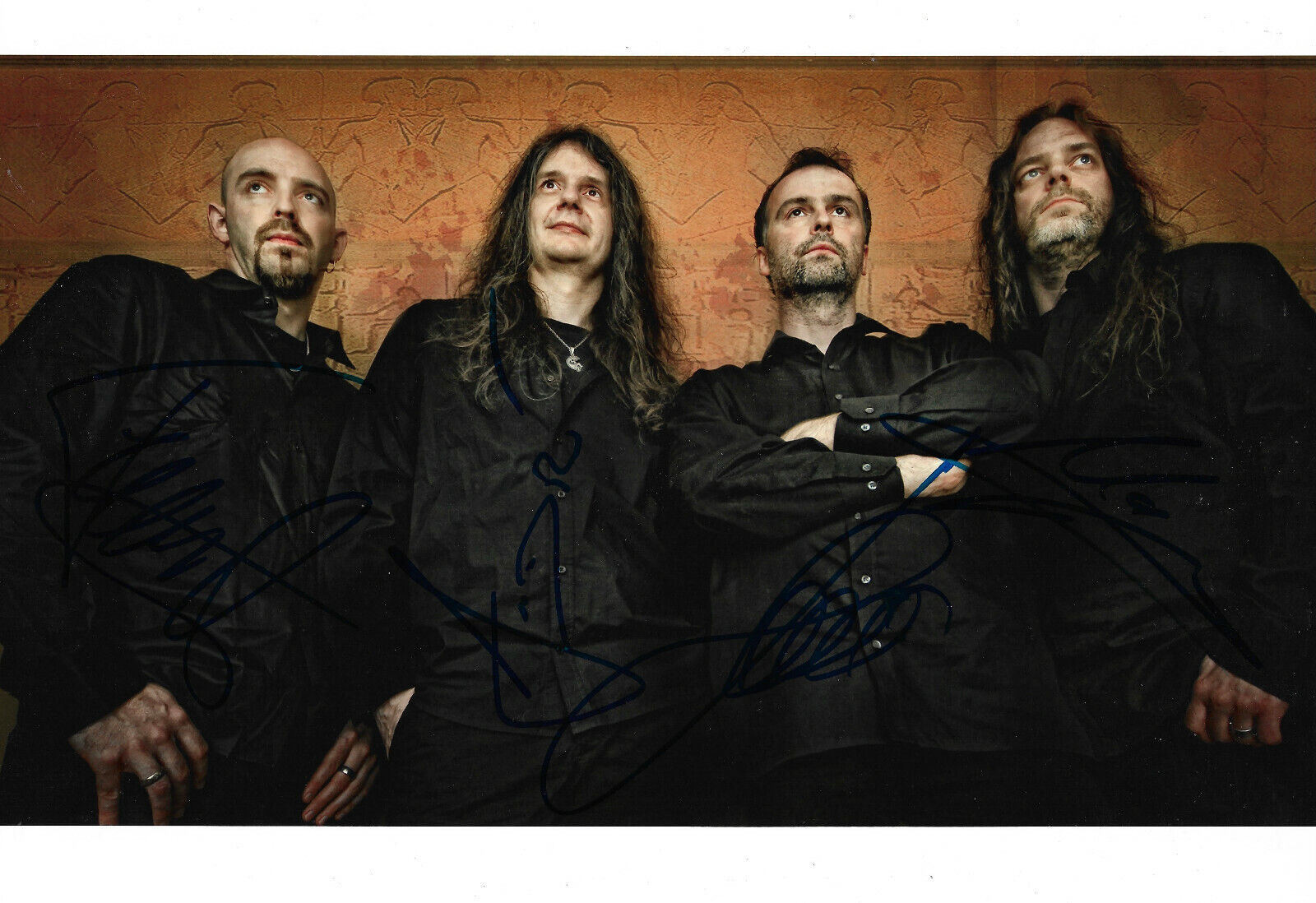 Blind Guardian signed 8x12 inch Photo Poster painting autograph