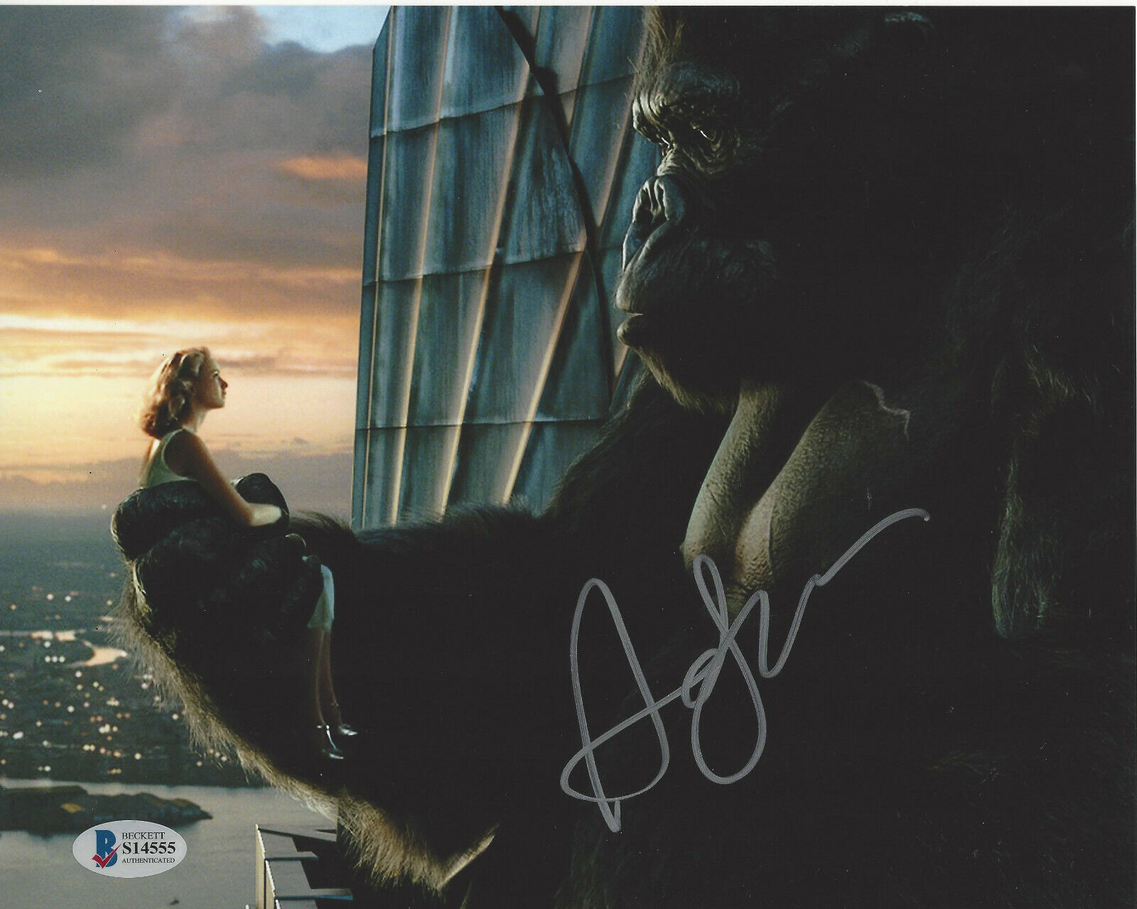 ANDY SERKIS SIGNED KING KONG 8X10 Photo Poster painting THE BATMAN ACTOR PROOF BECKETT BAS COA