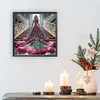 Fille en jupe habill&eacute;e - peinture au diamant de forme sp&eacute;ciale - 30 * 30cm