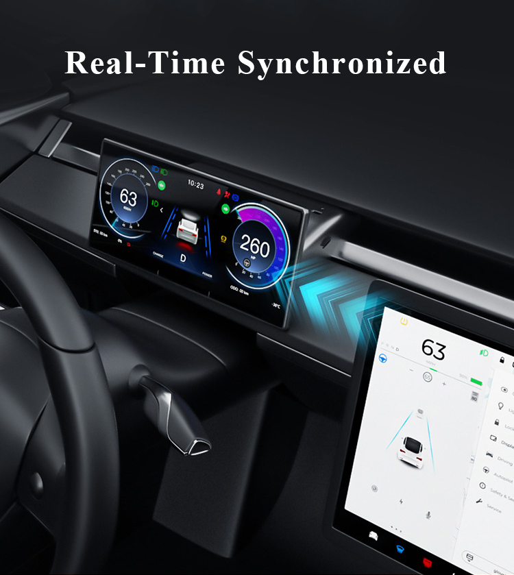 Smart Screen for Tesla Model Y with Dashboard Information Display Touch  Screen