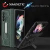 2022 Magnetic Armor All-included Hinge Holder Case For Samsung Galaxy Z Fold 3 5G