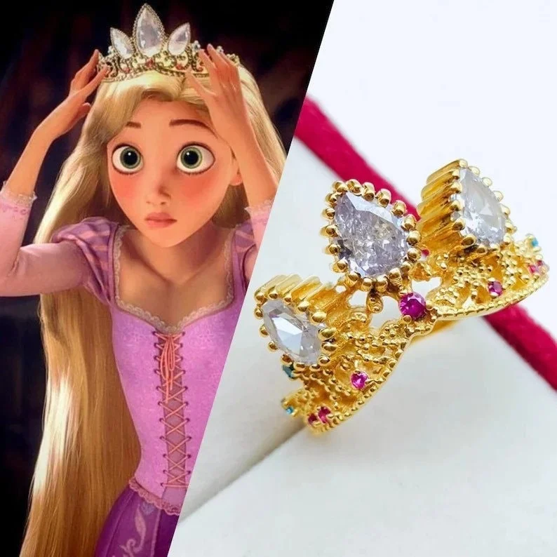 Rapunzel Crown Ring