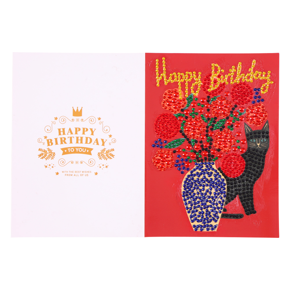 

Happy Birthday - 5D DIY Craft Greeting Card, 501 Original