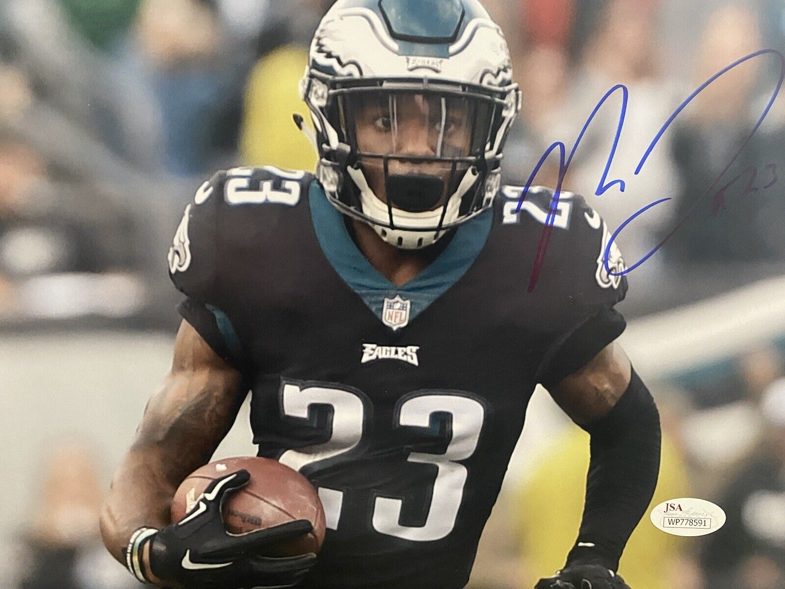 Rodney McLeod Autograph Signed 8X10 Photo Poster painting PHILADELPHIA EAGLES JSA COA