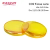CO2 Laser Lens CVD ZnSe 15/20mm F63.5 Focusing for Engraving Cutting Machine F38.1/50.8/63.5/76.2/101.6/127mm Dia.12/15/18/19.05