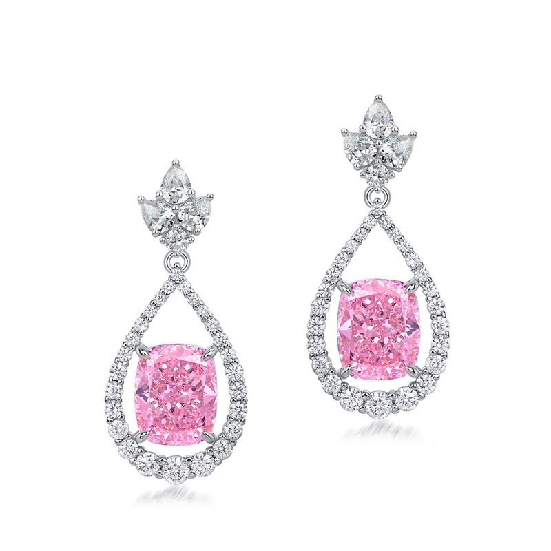 Lab-Grown Diamonds 12ct. Oval Cut Earrings