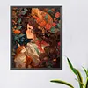 uk.everydayedeals (Limited Stock)Diamond Painting - Round AB Drills - Cat and Girl(45*55cm)