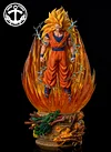 1/4 Scale Super Saiyan 3 Son Goku - Dragon Ball Resin Statue - SURGE Studios