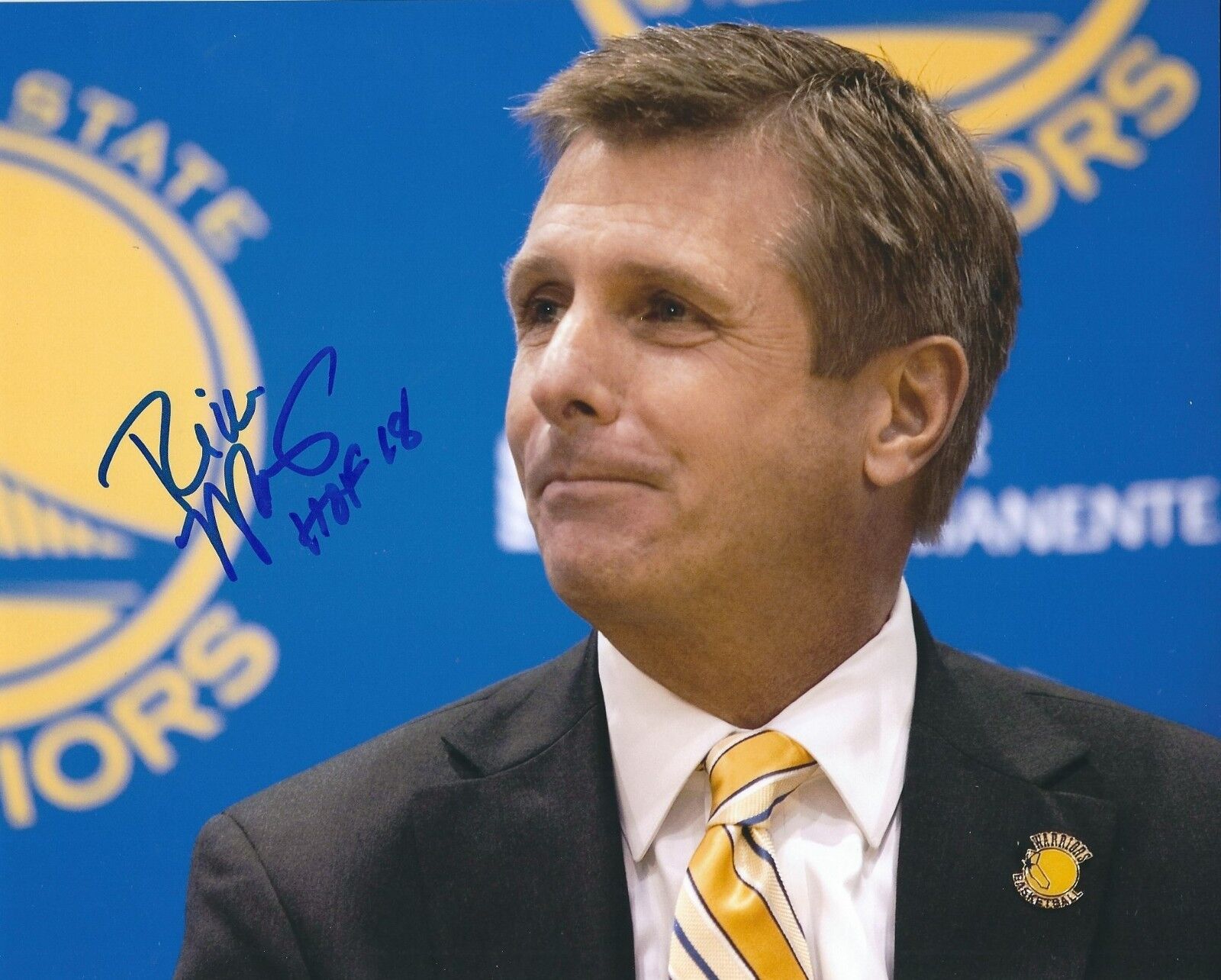 Signed 8x10 RICK WELTS HOF 18