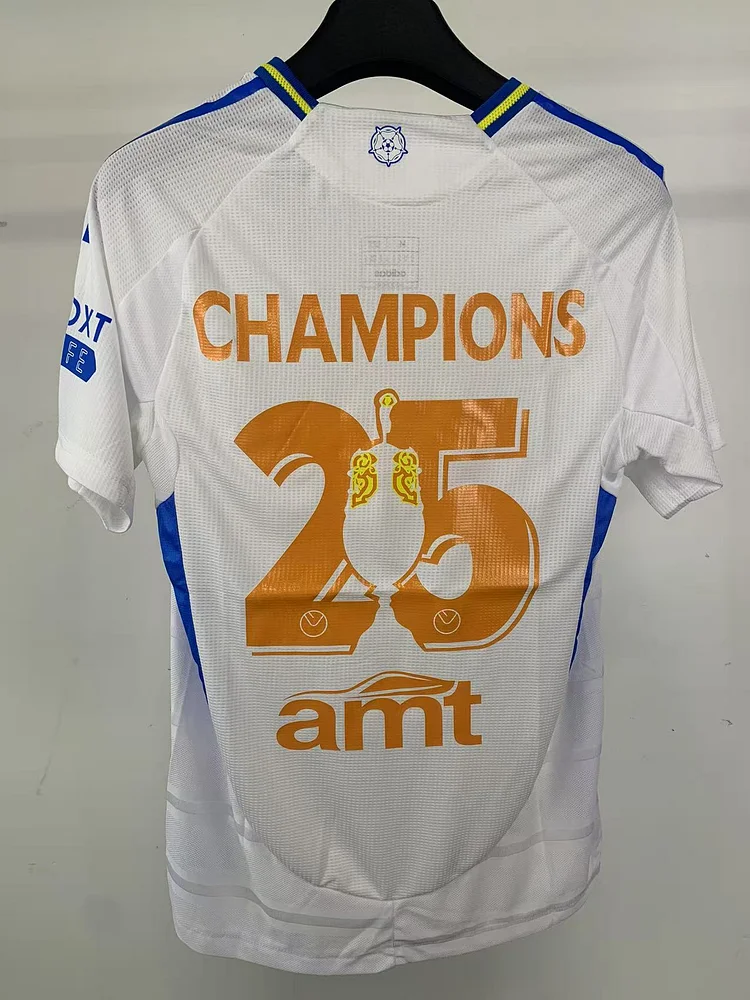 2024/25 Leeds United home EFL Chempions No. 25 championship jersey
