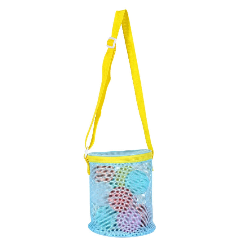 New Color Matching Children’s Toy Bag Shell Storage Bag Travel Beach Bag Hollow Transparent Beach Bag