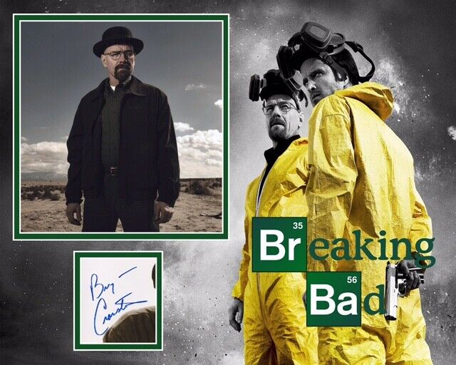 BRYAN CRANSTON SIGNED BREAKING BAD Photo Poster painting MOUNT (2) ALSO ACOA CERTIFIED