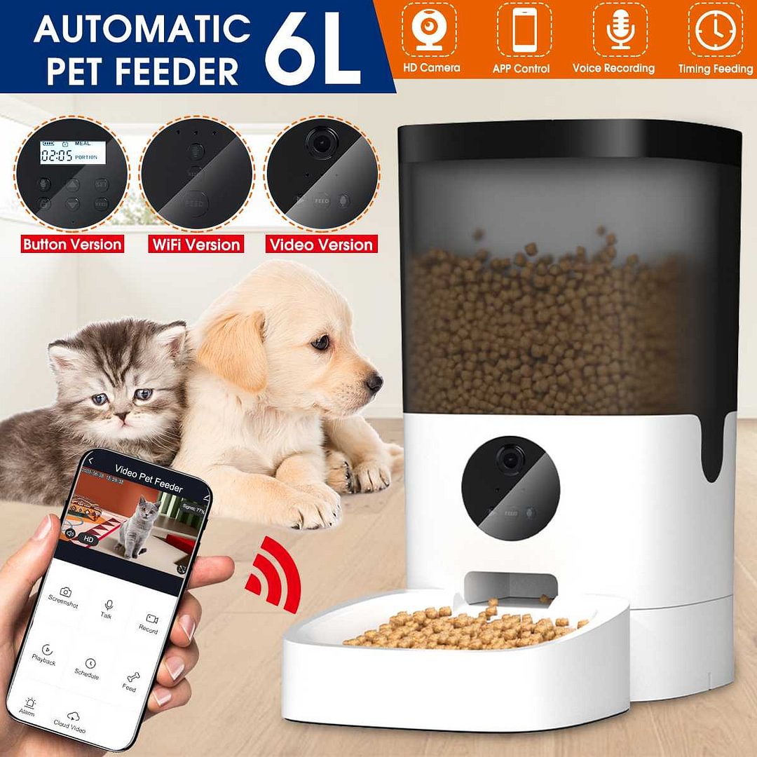 remote dog food dispenser