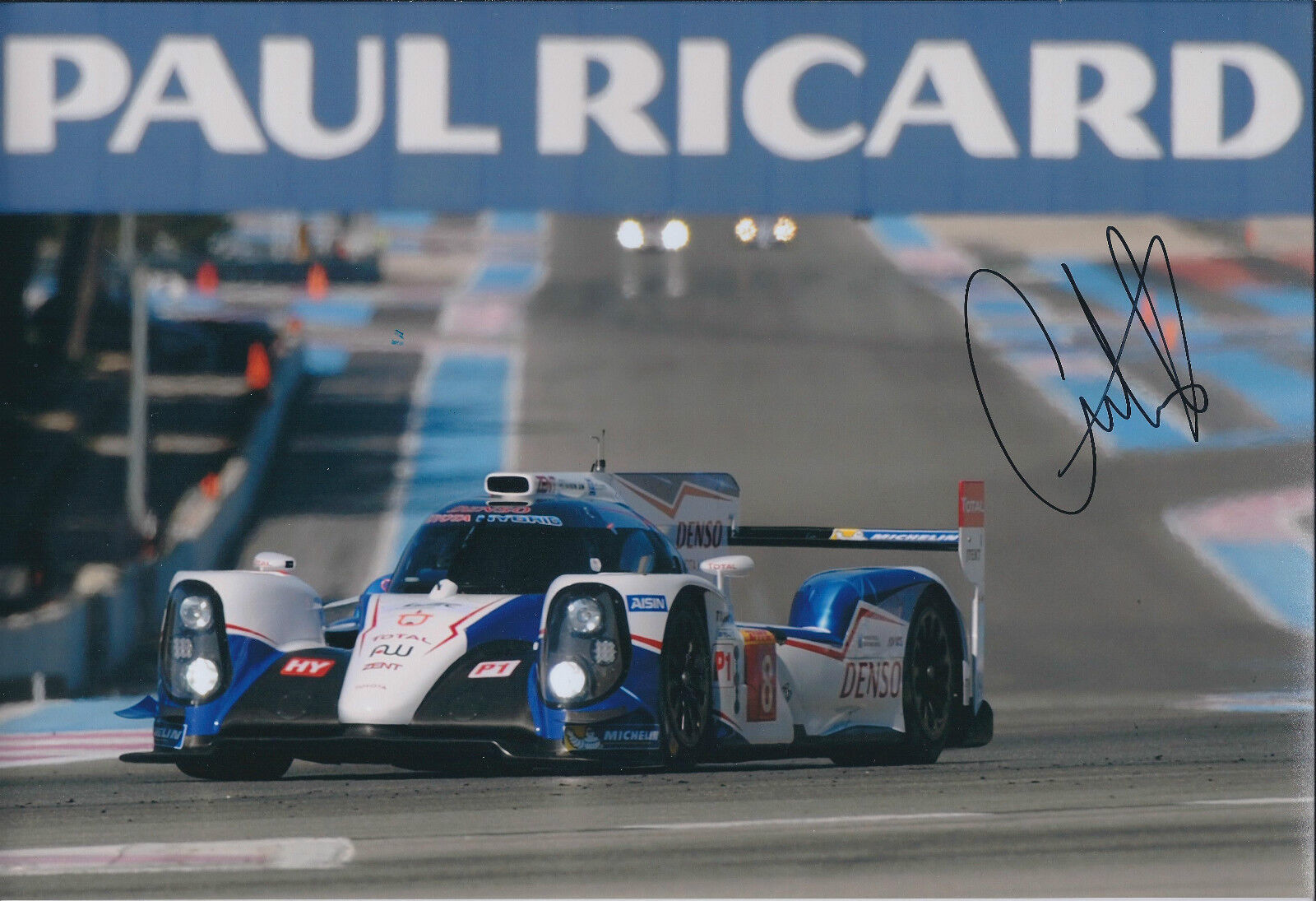 Anthony DAVIDSON SIGNED Autograph Photo Poster painting AFTAL COA World Endurance Toyota HYBRID