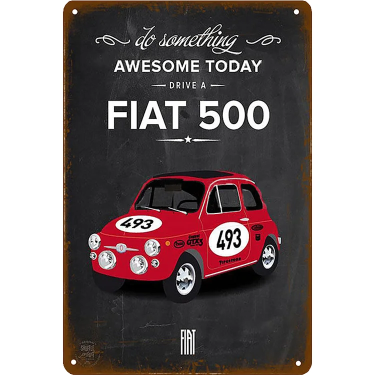 Fiat - Vintage Tin Signs/Wooden Signs - 8*12Inch/12*16Inch