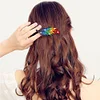 3Pcs Feather DIY Diamond Painting Hairpin Handmade Diamond Barrette Art for Girl