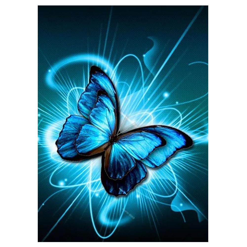 

40*30CM - Butterfly - Round Drill Diamond Painting, 501 Original