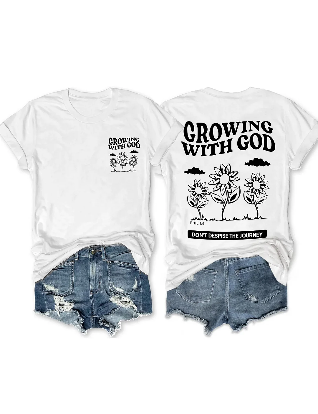 Growing With God T-shirt