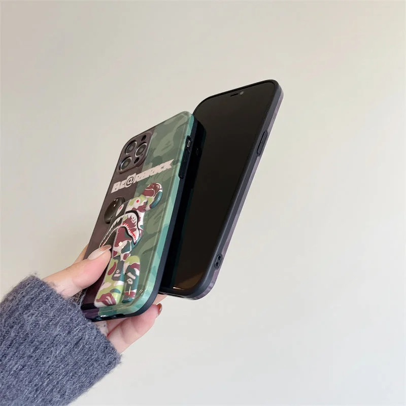 3D Camouflage Bearbrick Phone Case