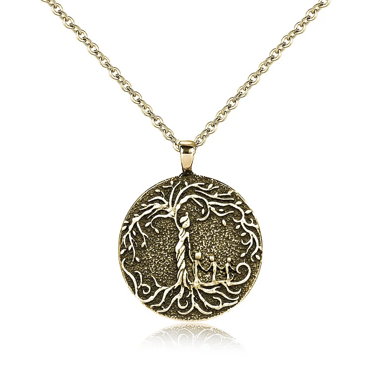 For Mom - S925 Mother is the Family Root Vintage Life Tree customize Necklace