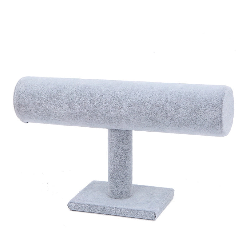 Single-layer Flannel Bracelet Rack Jewelry Display Rack Watch Display Rack Bracelet Headdress Flower Headband Jewelry Shop Shelf Table