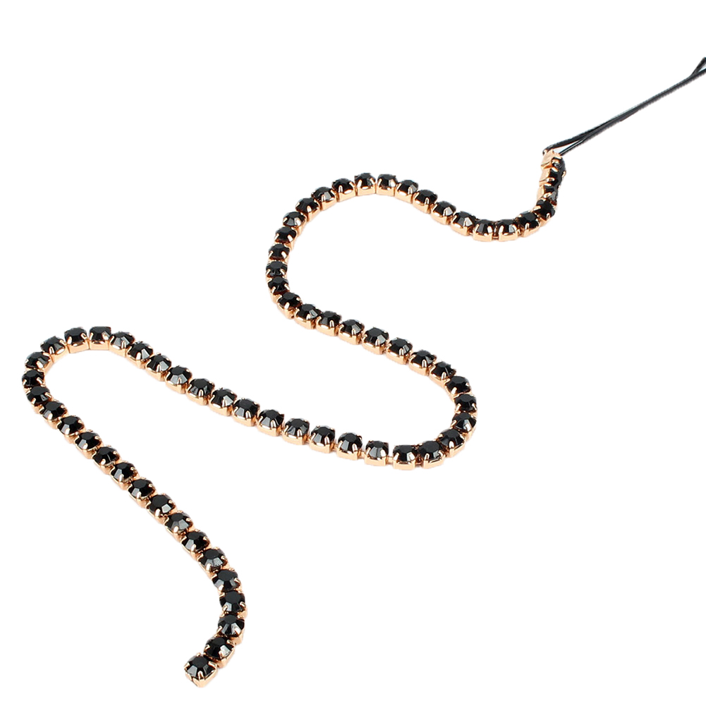

European Diamond Hair Pin Fake Hair Extend Chain Headwear Hair Accessories, 501 Original